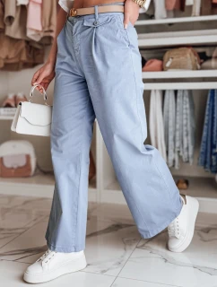 Dámske nohavice so širokými nohavicami MOBISKA blue FashionStreet UY2617