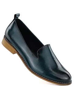 Dámske lakované topánky lords navy blue Potocki 19337