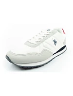 U.S. Polo model 22115630 sportovní boty tenisky pánské módní pohodlné bílé