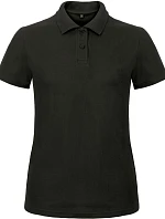 B&C ID.001 /women Dámske piqué polo 01.ID10 čierne
