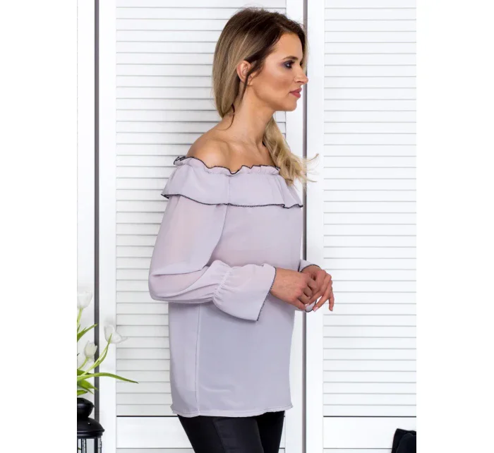 Blúzka MI BZ 17322.17 sivá