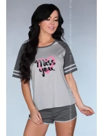 Pyžamo Jeanette Grey - LivCo Corsetti Pyžamo Jeanette Grey - LivCo Corsetti