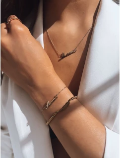 Dámský zlatý náramek Dstreet model 21969293 - FashionStreet