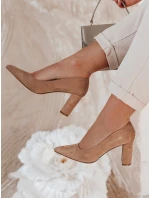 Dámske lodičky STELMI khaki FashionStreet ZY0719