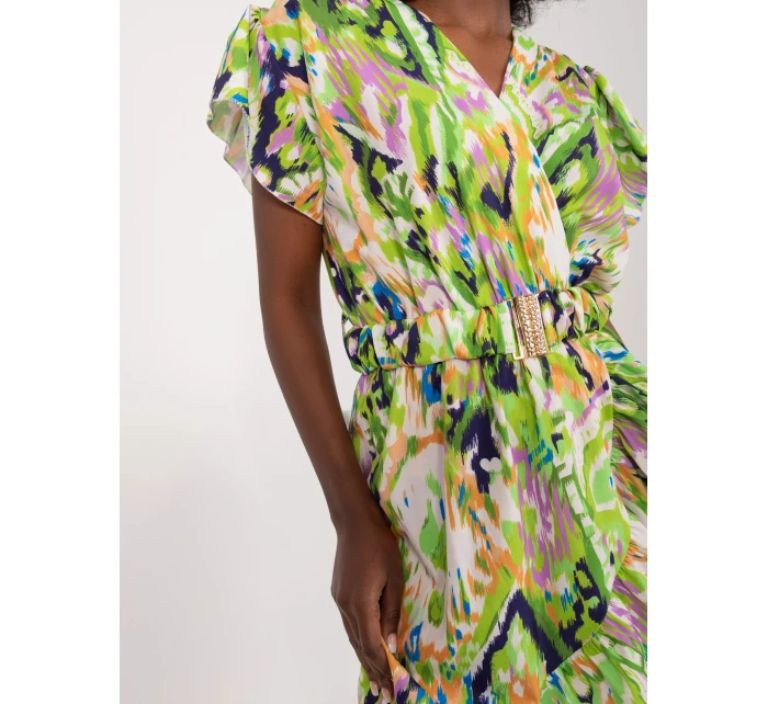 Sukienka DHJ SK jasny zielony model 20105364 - FPrice Sukienka DHJ SK jasny zielony model 20105364 - FPrice