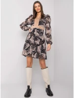 Šaty LC SK 22K 3035.03P čierna a béžová Šaty LC SK 22K 3035.03P čierna a béžová