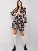 Šaty LC SK 22K 3035.03P čierna a béžová