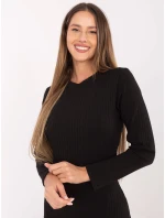 Sukienka RV SK model 21768535 czarny - FPrice Sukienka RV SK model 21768535 czarny - FPrice