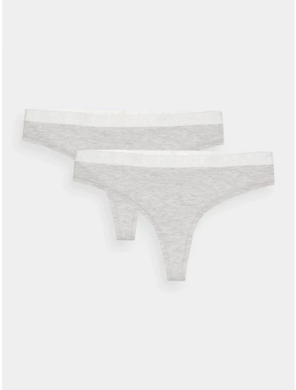 Dámské spodní prádlo kalhotky (2 model 20438077 šedé - 4F Dámské spodní prádlo kalhotky (2 model 20438077 šedé - 4F