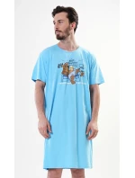 Pánská noční košile s krátkým rukávem Boss