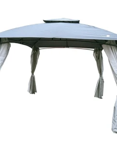 ZÁHRADNÝ PIVILET 3x3x2,6 m so zásuvkami ŠEDÝ