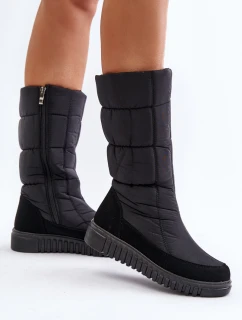 Dámské zimní boty na zip Progress model 21677038 Černé - Boto