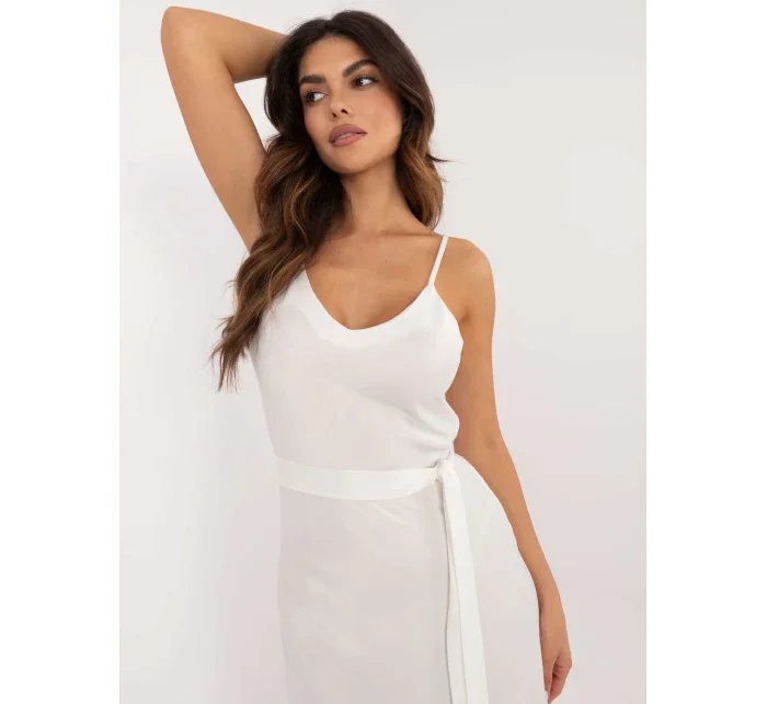 Šaty LK SK model 20556874 ecru - FPrice Šaty LK SK model 20556874 ecru - FPrice