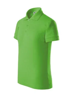 Detské tričko Pique Polo apple green