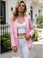 Dámska elegantná bunda ružová FashionStreet PY0146