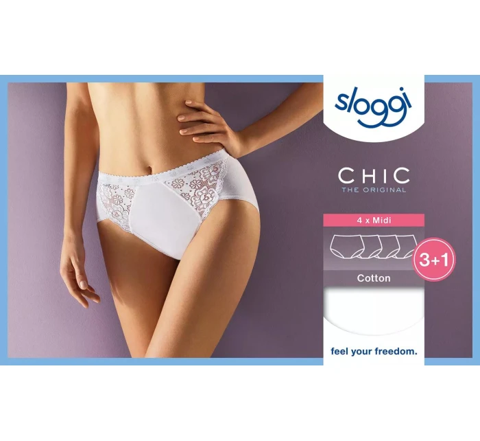 Chic Midi model 21999371 WHITE  WHITE - Sloggi