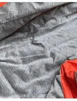 Oranžová dámska bunda s kapucňou (DL011) Oranžová dámska bunda s kapucňou (DL011)