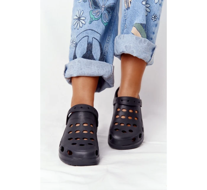 Dámské Nazouváky Černé Pěnové EVA