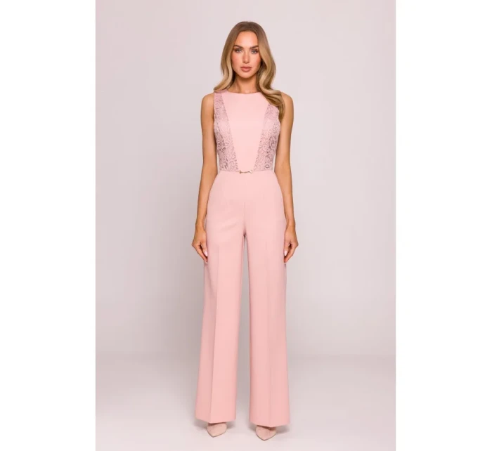 Kombinéza s krajkovými  pudrová model 21136245 - Moe