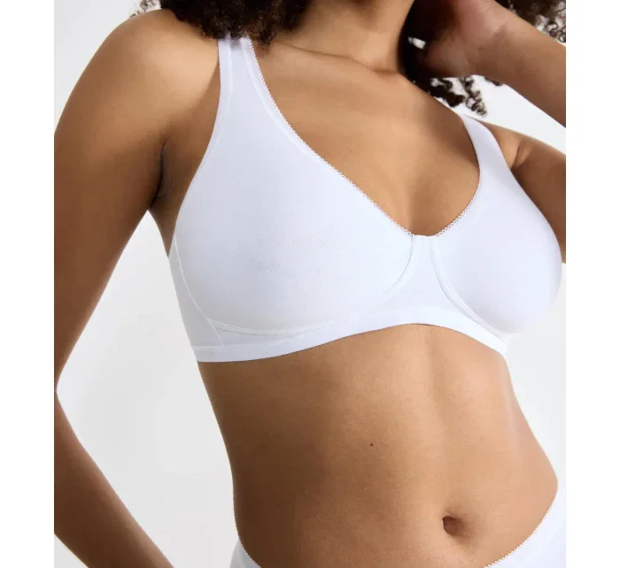 sloggi Basic+ Soft Bra - WHITE - SLOGGI WHITE - SLOGGI