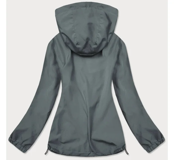 Tmavosivá letná dámska bunda s podšívkou (HH036-2)