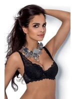 Dámska podprsenka 053/22 Carmela čierna - MAT