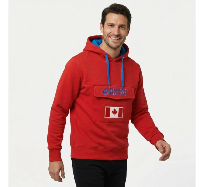 Kanadská mikina GADREAK RED-BLUE RM MEN 054 (RBMWW6300H/CP-ROUGE)