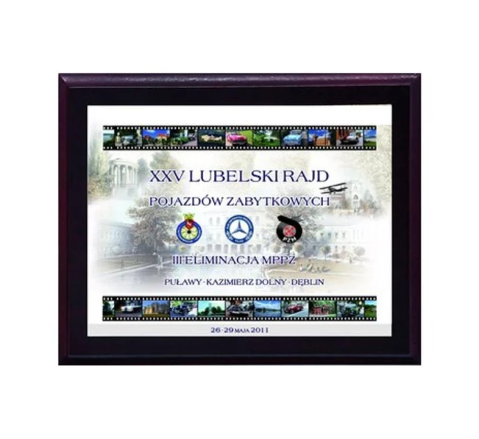 Plastový diplom s farebným dotykovým laminátom