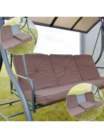 3-MIESTNA ZÁHRADNÁ HOJDAČKA 194X120X173CM ZOSIA S POLYKARBONÁTOVOU STRIEŠKOU 3-MIESTNA ZÁHRADNÁ HOJDAČKA 194X120X173CM ZOSIA S POLYKARBONÁTOVOU STRIEŠKOU