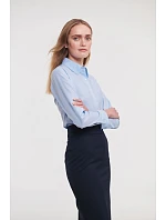 Russell Athletic 932F Blúzka Oxford s dlhými rukávmi 11.932F jasne modrá