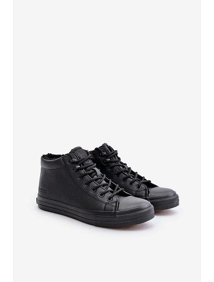 Mužské zateplené tenisky s zipem černé Big Star model 21669644 - Big Star Shoes