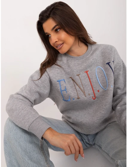 Mikina D10606BA02565C sivá