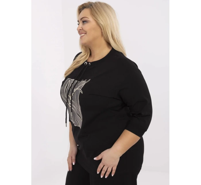 Blúzka RV BZ A291.45 čierna Blúzka RV BZ A291.45 čierna