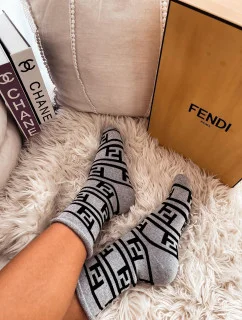 Ponožky Milena 0118 FF Frota Dámske zimné ponožky bez kompresie 37-41