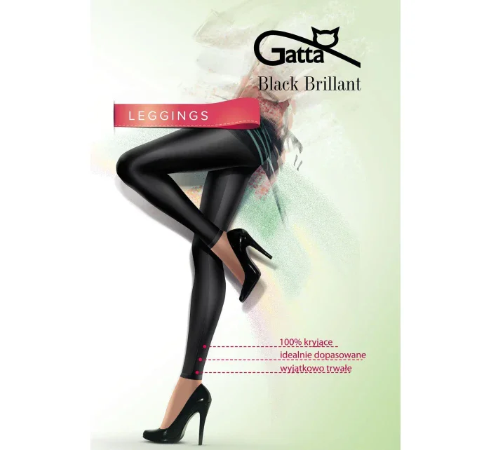 Legíny Gatta 44000 Black Brillant 6-8XL
