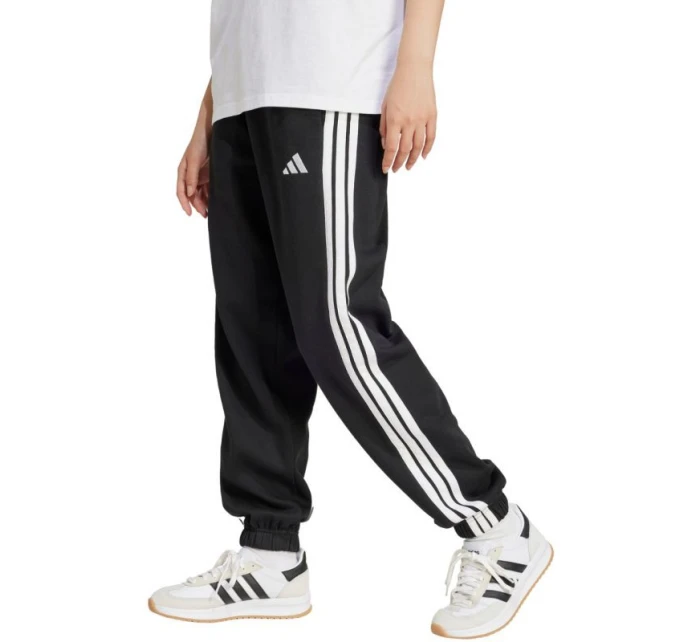 Adidas Essentials 3-Stripes Fleecové nohavice voľného strihu W JE1276 ženy Adidas Essentials 3-Stripes Fleecové nohavice voľného strihu W JE1276 ženy