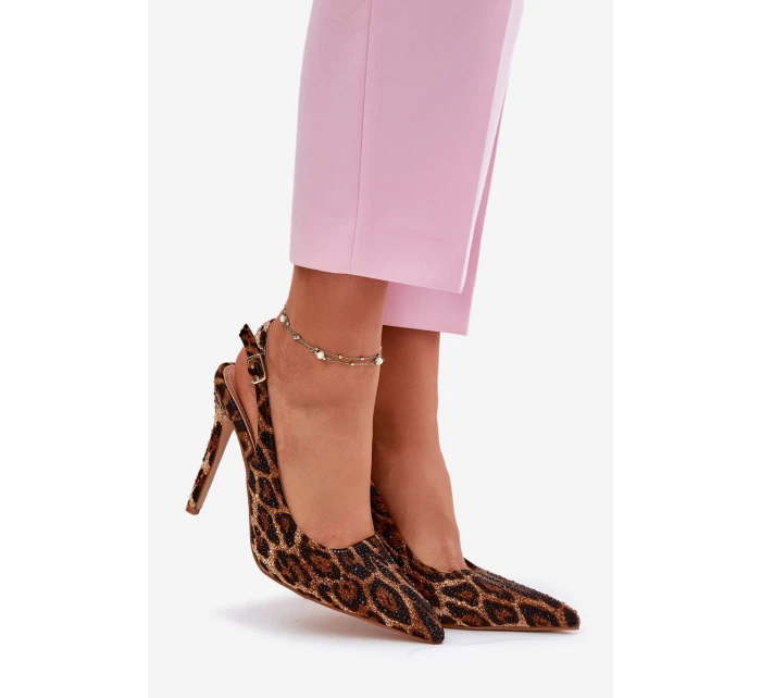 Zdobené Sandály Na  Hnědé model 21696394 - Boto