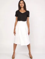 Dámska sukňa SP118 Ecru - Lanti