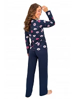 long dark blue model 22548239 - Donna