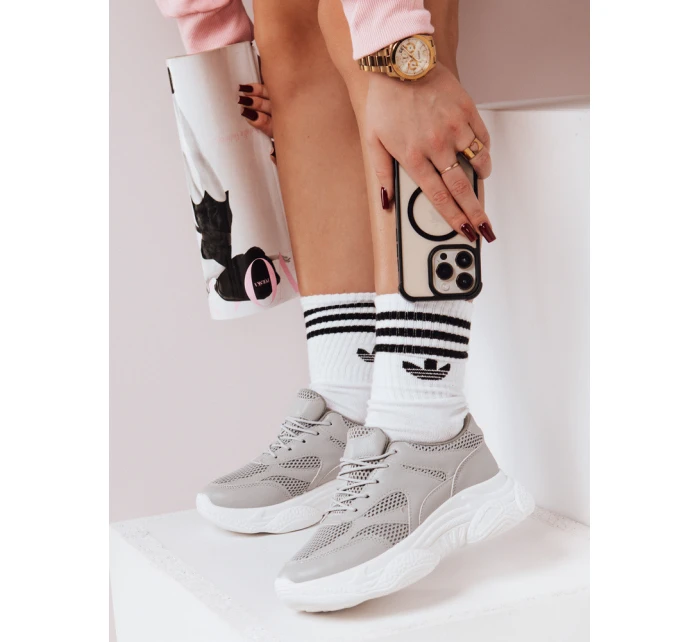 Dámske sivé tenisky RISNA FashionStreet ZY0109