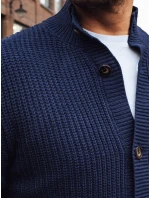 Pánsky tmavomodrý sveter FashionStreet WX2346 Pánsky tmavomodrý sveter FashionStreet WX2346