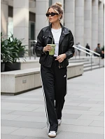 Kurtka damska z oversize z wysokim czarna model 22042902 - FashionStreet