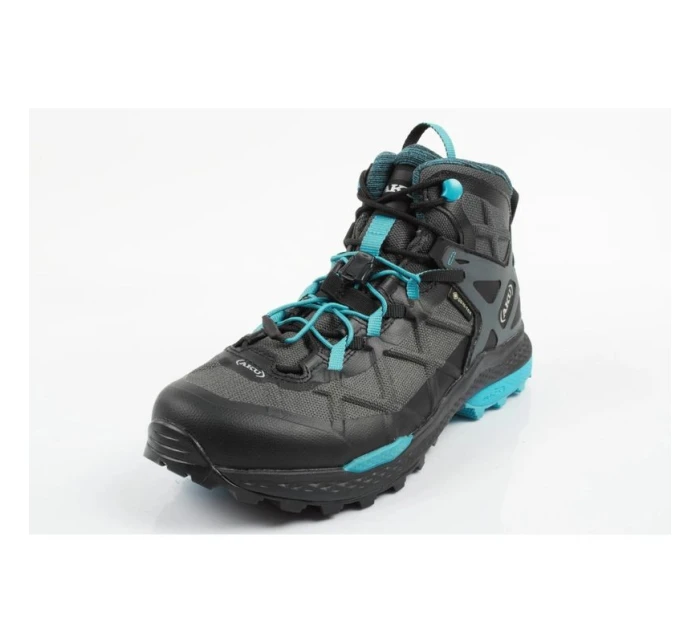 Dámska turistická obuv AKU Rocket Mid DFS GTX - black/turquoise Dámska turistická obuv AKU Rocket Mid DFS GTX - black/turquoise