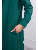 Zelená bunda s potlačou