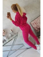 Fuchsiová sada s potlačou Fuchsiová sada s potlačou