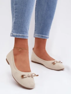 Baleríny s Mašlí Béžové model 21997782 - Boto