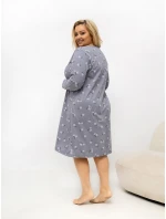 DU KN nočná košeľa FP 606.09 tmavosivá