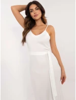 Šaty LK SK model 20556874 ecru - FPrice Šaty LK SK model 20556874 ecru - FPrice