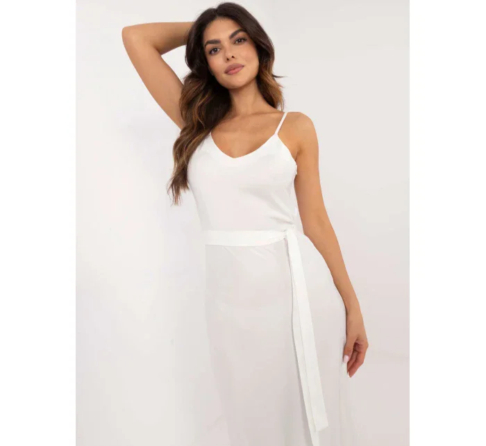 Šaty LK SK model 20556874 ecru - FPrice Šaty LK SK model 20556874 ecru - FPrice