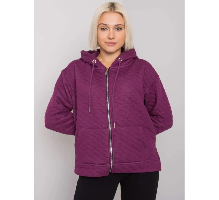 Mikina RV BL 7451.23 tmavo fialová